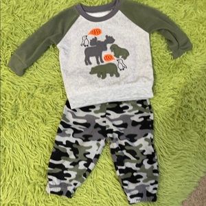 Infant Boys Camo Fleece Set
